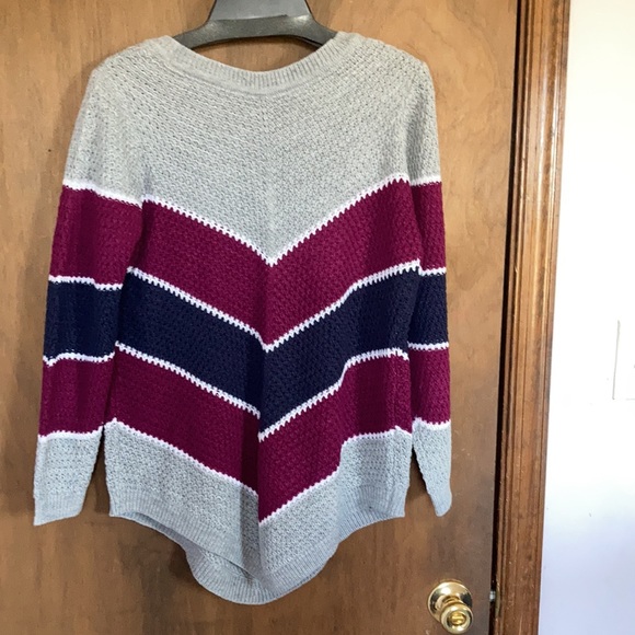 Zoe & Phoebe chevron stripe pullover sweater size 1X - Picture 16 of 17